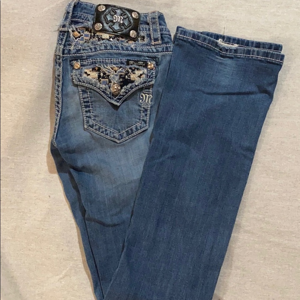 Miss Me Candy Ikat Denim Jeans